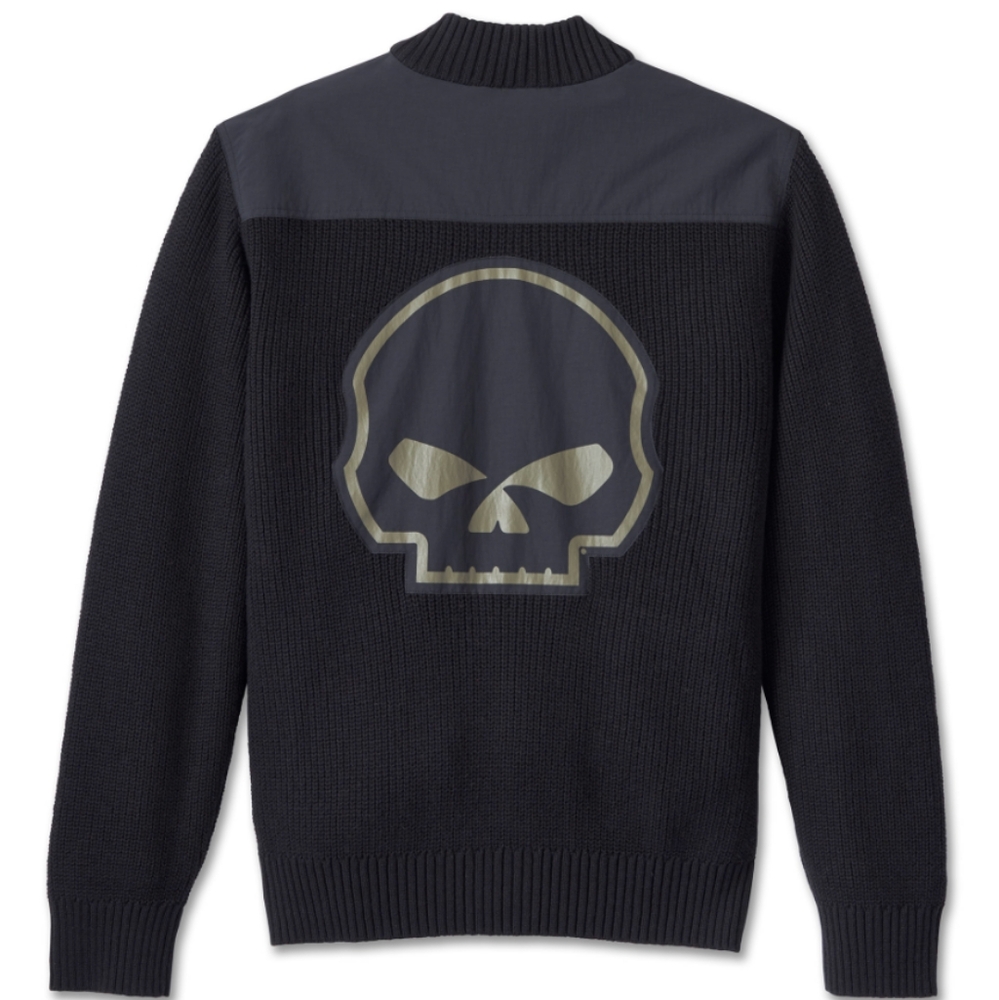NWT Harley Davidson Willie G Skull Sweater